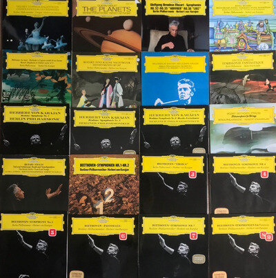 Herbert von Karajan Berlin Philharmonic Deutsche Grammophon Vinyl LP Job Lot x20