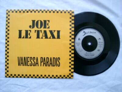 VANESSA PARADIS - Joe Le Taxi 7" - 1987 UK - e