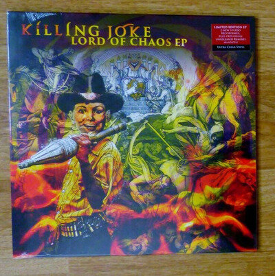 KILLING JOKE:LORD OF CHAOS. 12” EP. Ltd Edition Ultra Clear Vinyl. New & Sealed