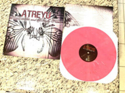 Atreyu Vinyl - Suicide Notes & Butterfly Kisses Rare Pink Marble of 220