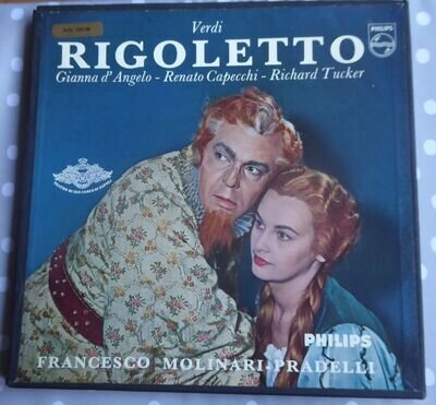 VERDI RIGOLETTO GIANNA D'ANGELO CAPECCHI TUCKER MOLINARI-PRADELLI 2LP BOXSET