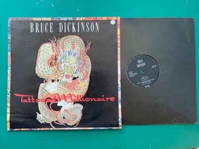 Bruce Dickinson - Tattooed Millionaire 12" - Poster Sleeve - 1990 - Iron Maiden