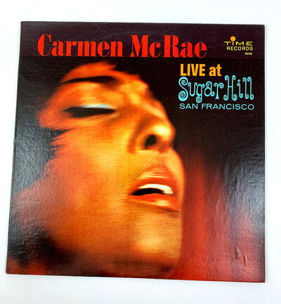 CARMEN McRAE - LIVE AT SUGAR HILL - VINYL ALBUM - IMPORT - SHOP STOCK.