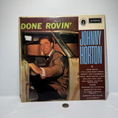 Johnny Horton - Done Rovin’ 12’ Vinyl Record (Cat No. HA-U 8096)