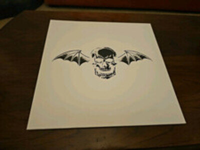 Avenged Sevenfold Black And White Swirl Vinyl