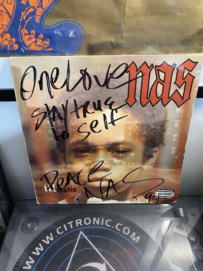 Nas “illmatic” Signed Promo Copy Lp 1994