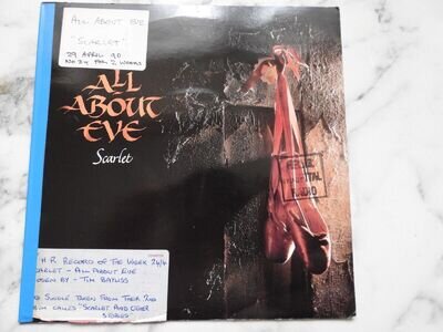 All About Eve - Scarlet / Our Summer EVEN 12 (1990) VG+