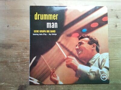 Gene Krupa Big Band Drummer Man Excellent Vinyl LP Record Album 827843