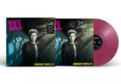 Billy Idol Dream Into It PURPLE LP Vinyl w/ SIGNED Insert PRESALE 25.4.25