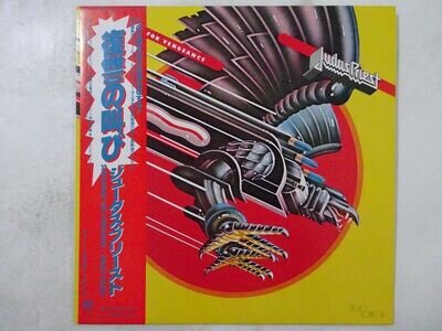 Judas Priest Screaming For Vengeance Epic 25 3P-371 Japan VINYL LP OBI