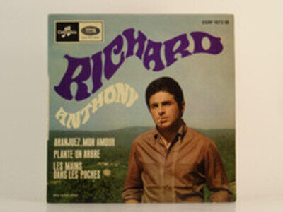 RICHARD ANTHONY ARANJUEZ MON AMOUR (85) 2 Track 7" Single Picture Sleeve COLUMBI