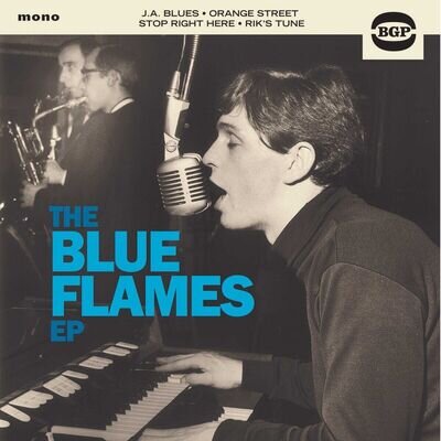 THE BLUE FLAMES "J.A. BLUES, ORANGE STREET, RIK'S TUNE +1" 1963 R&B / BEAT EP