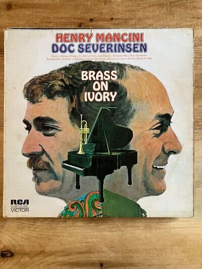 Henry Mancini Doc Severinsen - Brass On Ivory - 1972 UK Easy Listening Vinyl LP