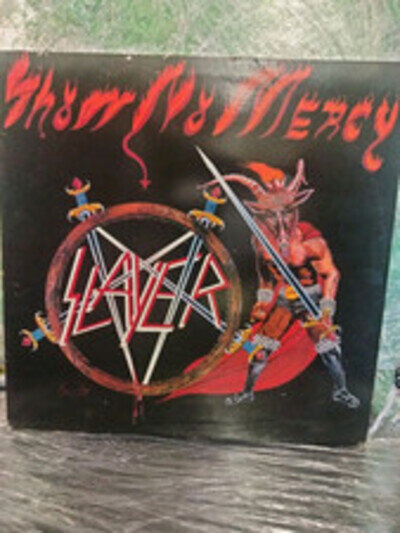 slayer show no mercy vinyl first pressing.