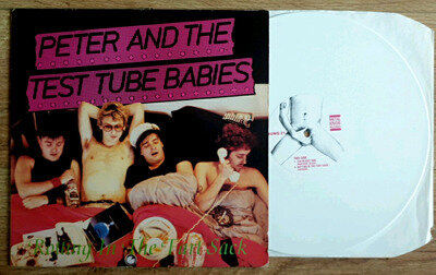 Peter & The Test Tube Babies - Rotting In The Fart Sack 12". White. UK 1985. VG+