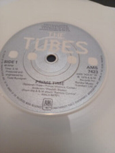 Tubes.prime Time .7" Vinyl Single.white Vinyl