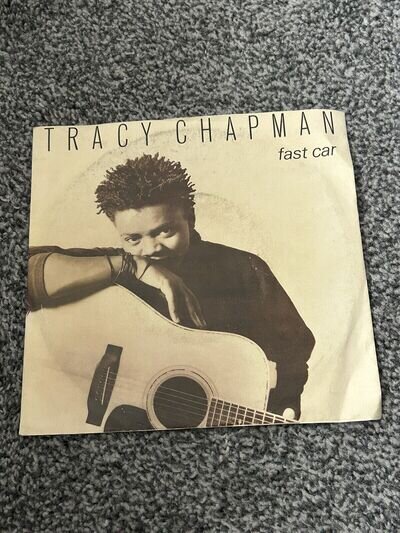 Elecktra EKR 73 Tracy Chapman Fast Car 7" Folk Rock 45 RPM UK Vinyl Single 1988