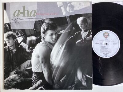 a-ha, hunting high and low VINYL LP 1985 take on me, play tested (4