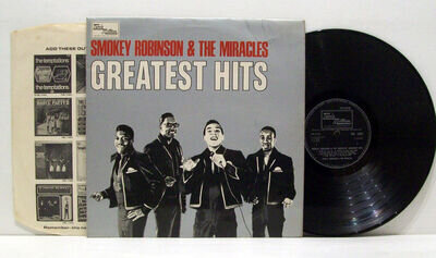 SMOKEY ROBINSON & THE MIRACLES greatest hits LP 60s MOD-SOUL/R&B motown UK PRESS