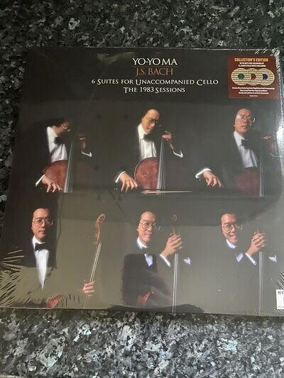 Yo-Yo Ma - BACH 6 Suites For UNACCOMPANIED CELLO– THE 1983 SESSIONS -3xlp Sealed