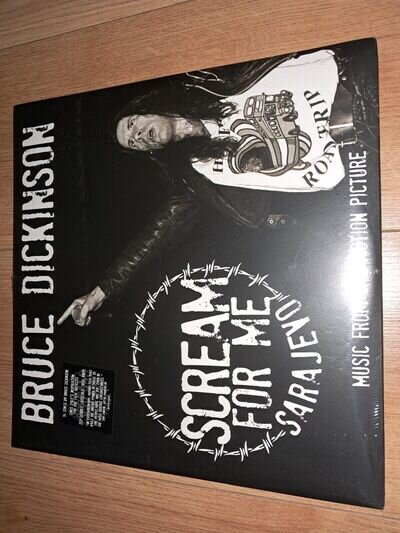 BRUCE DICKINSON SCREAM FOR ME SARAJEVO 2 x VINYL LP BRAND NEW STILL SEALED