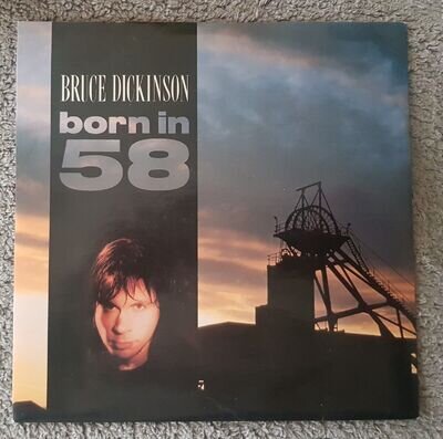 Bruce Dickinson/Born In 58/7" vinyl/2 trk/single/EMI 1991/Pic sleeve/Iron Maiden