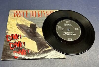 Bruce Dickinson - Dive Dive Dive - 7” Vinyl Single - Picture Sleeve - Free P&P