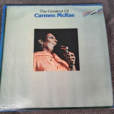 Carmen McRae The Greatest Of Carmen McRae