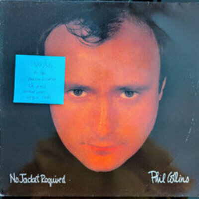 Phil Collins No Jacket Required Vinyl Record VG/VG V2345 1985