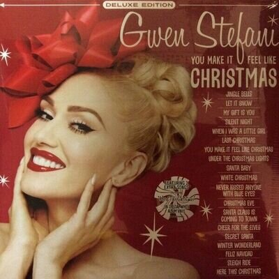 Gwen Stefani You Make It Feel Like Christmas New & Seal Double White Vinyl LP