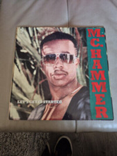 MC Hammer Let's Get It Started Capitol Records Debut Album 12" Lp Vinyl Hip Hop