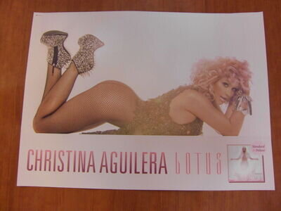 CHRISTINA AGUILERA - Lotus [OFFICIAL] POSTER *NEW*