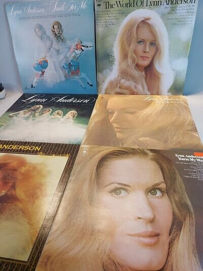 Lynn Anderson 6x Album LP Collection Country Vinyl Records