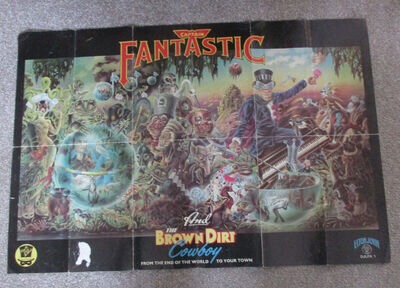 ORIGINAL ELTON JOHN' CAPTAIN FANTASTIC' PUBLICITY POSTER