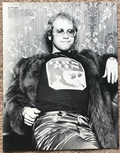 ELTON JOHN - 1994 Full page UK magazine poster