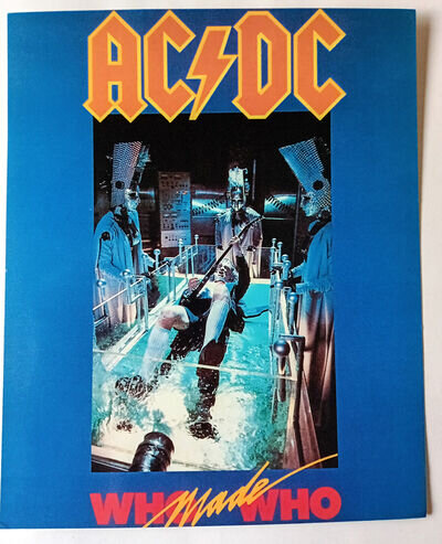 AC/DC Who is Who Original 1990 Small Poster