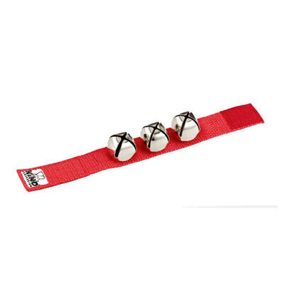 NINO - Percussion Wrist Bell, 9" Strap, Red