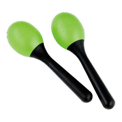 NINO Percussion - 6" Plastic Egg Maraca, Grass-Green