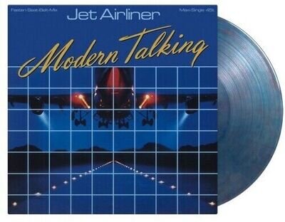 Modern Talking - Jet Airliner - Limited 180-Gram Translucent Blue & Red Marble C