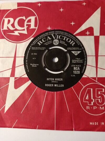 Roger Miller - Hitch Hiker RCA 1528) EX Vinyl Record 7"