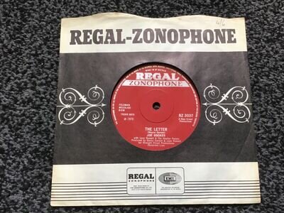 JOE COCKER - THE LETTER 1970 UK SINGLE REGAL ZONOPHONE RZ 3027 EXCELLENT+ !