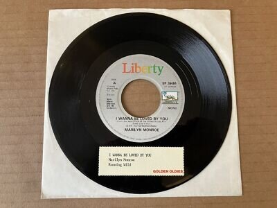 Marilyn Monroe - I Wanna Be Loved By You / Running Wild - 7" Vinyl Record