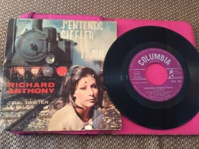 Richard Anthony – J'Entends Siffler Le Train 7" Vinyl 45rpm record italian