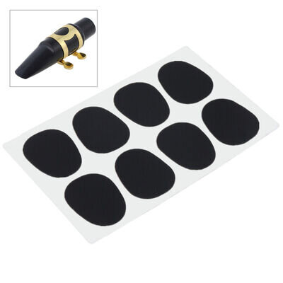 8 Pack Mouthpiece Cushion Alto tenor Sax Saxophone Clarinet Oval Rubber