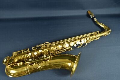 Rare Nikkan N020 Tenor Saxophone 66366N with Mouthpiece from Japan, Sold as-is