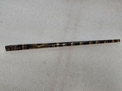 Vintage German Eagle Brand Tin Metal Flute WWII Era EUC