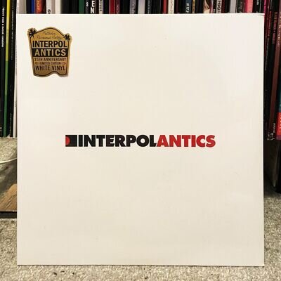 Interpol - Antics - Limited 15th Anniversary White Vinyl. New And Sealed.