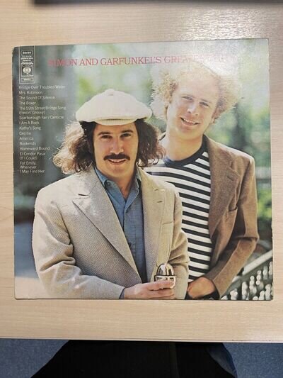 Simon & Garfunkel Greatest Hits 12" Vinyl Record 1972