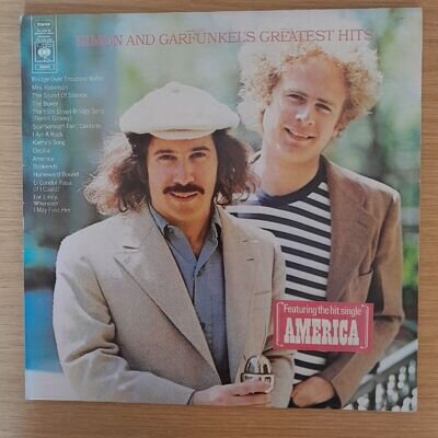 SIMON & GARFUNKEL - GREATEST HITS - FOLK ROCK VG+ VINYL LP ***NICE COPY*** A3/B4