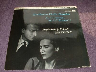 ASD 389 ED1 Beethoven Violin Sonatas 5 & 9 Menuhin HMV 1st W/G Stereo